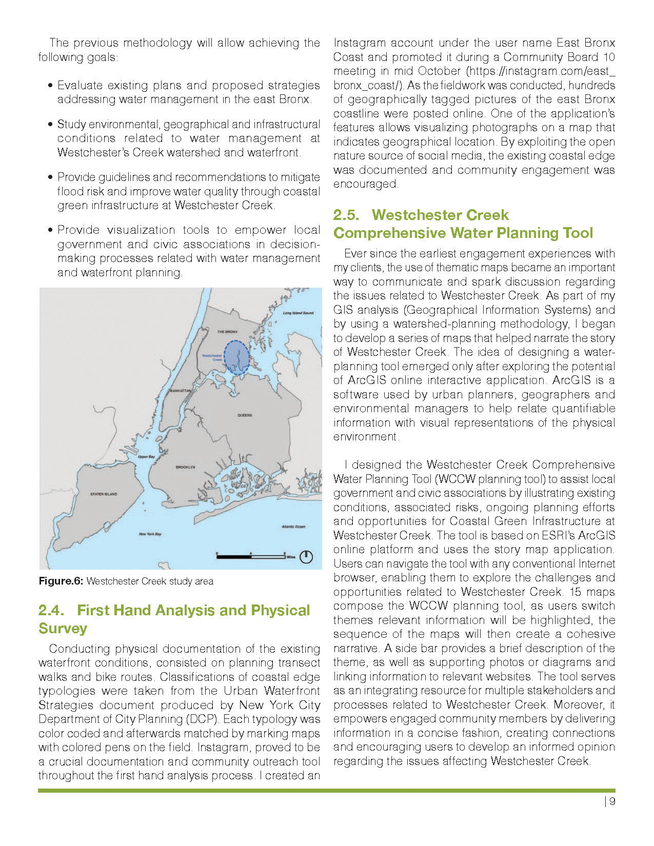 绿色海岸基础设施 · 改善西切斯特溪水质的方案-4