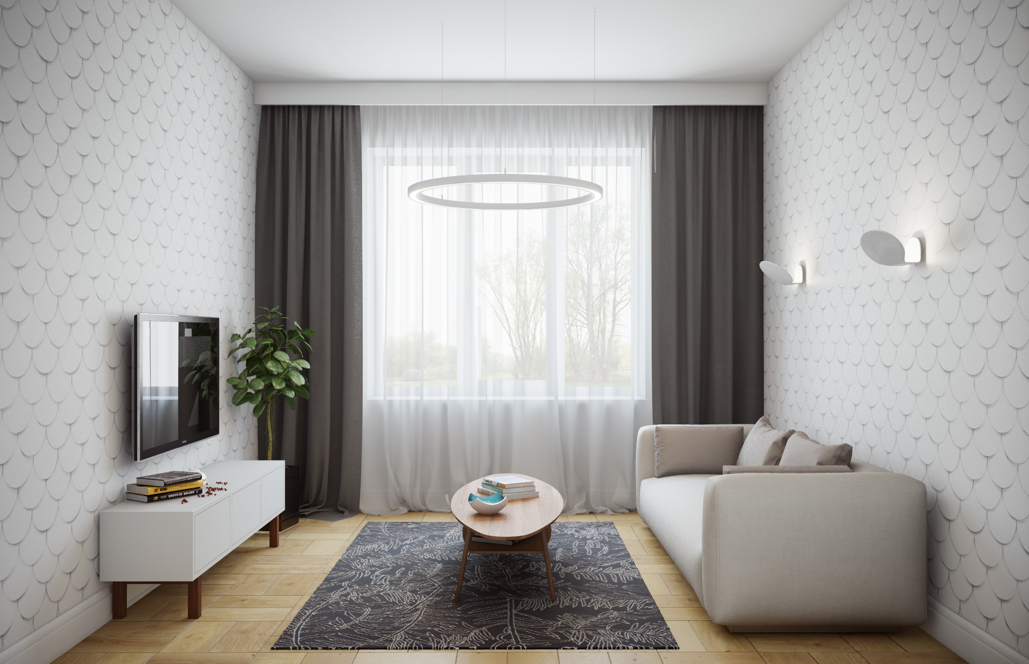 莫斯科郊区别墅时尚室内设计-50