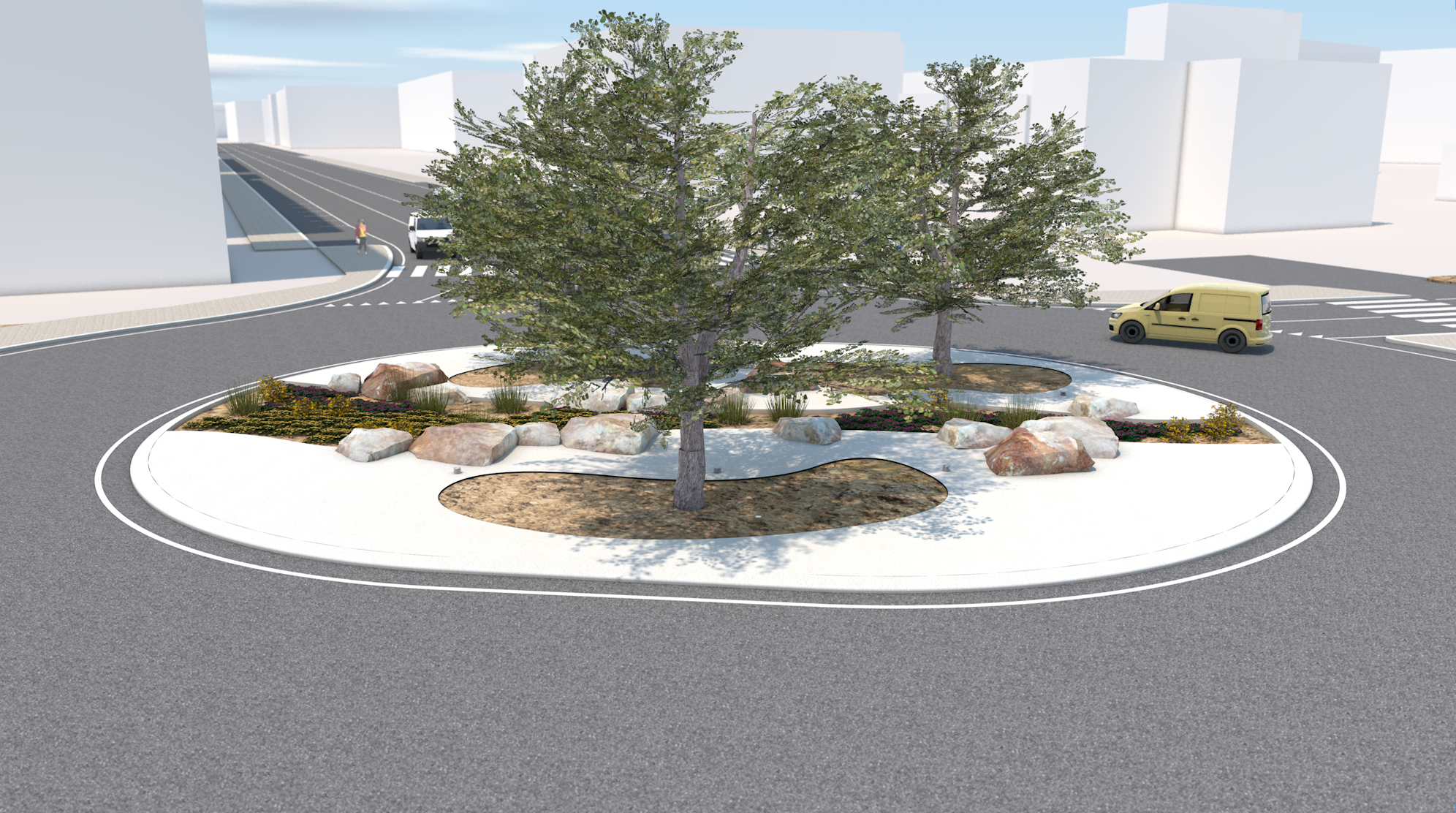 巴里市 via Amendola 道路绿化设计-29