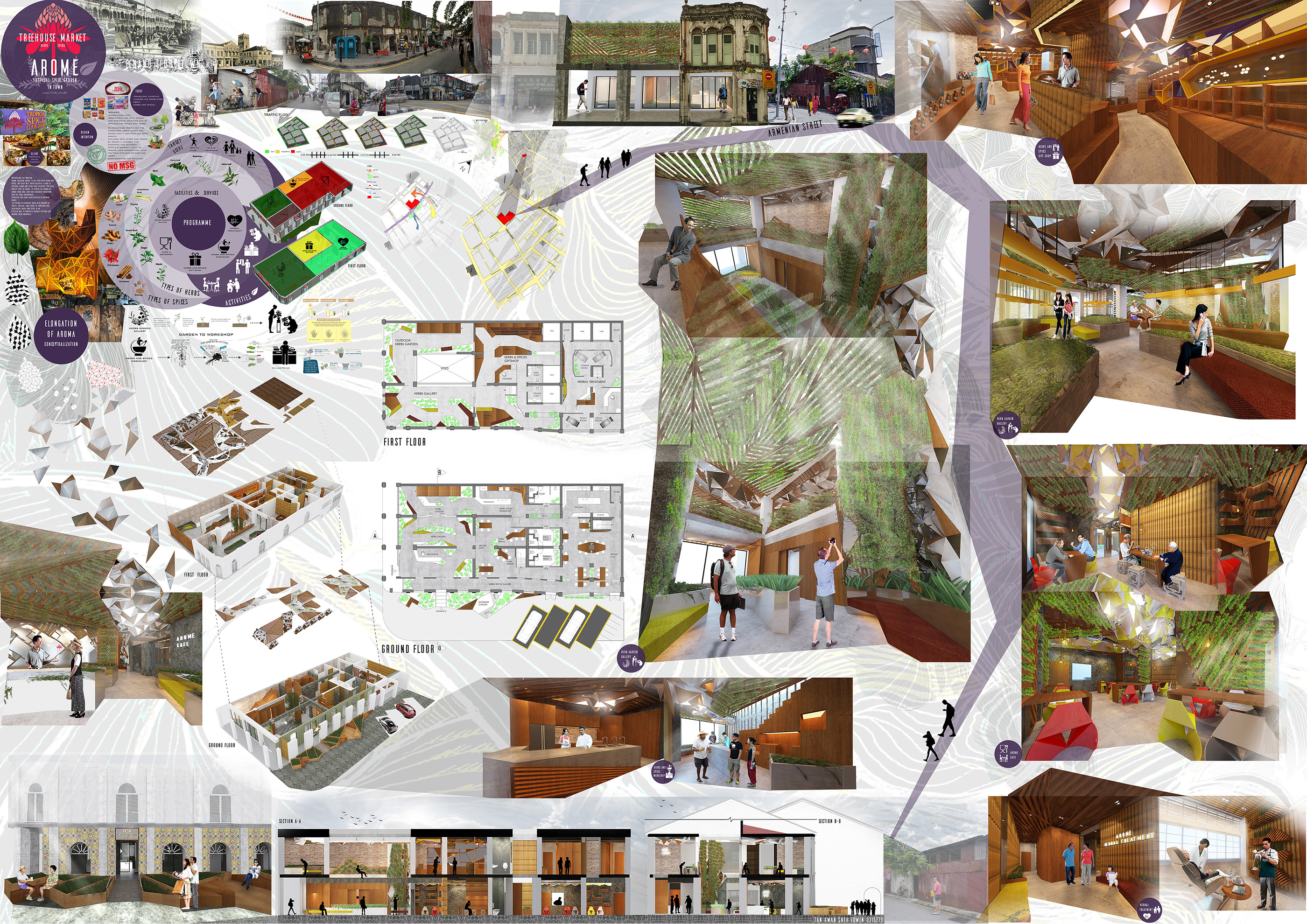 槟城 AROME Treehouse Market | 香草香料五感体验空间-19
