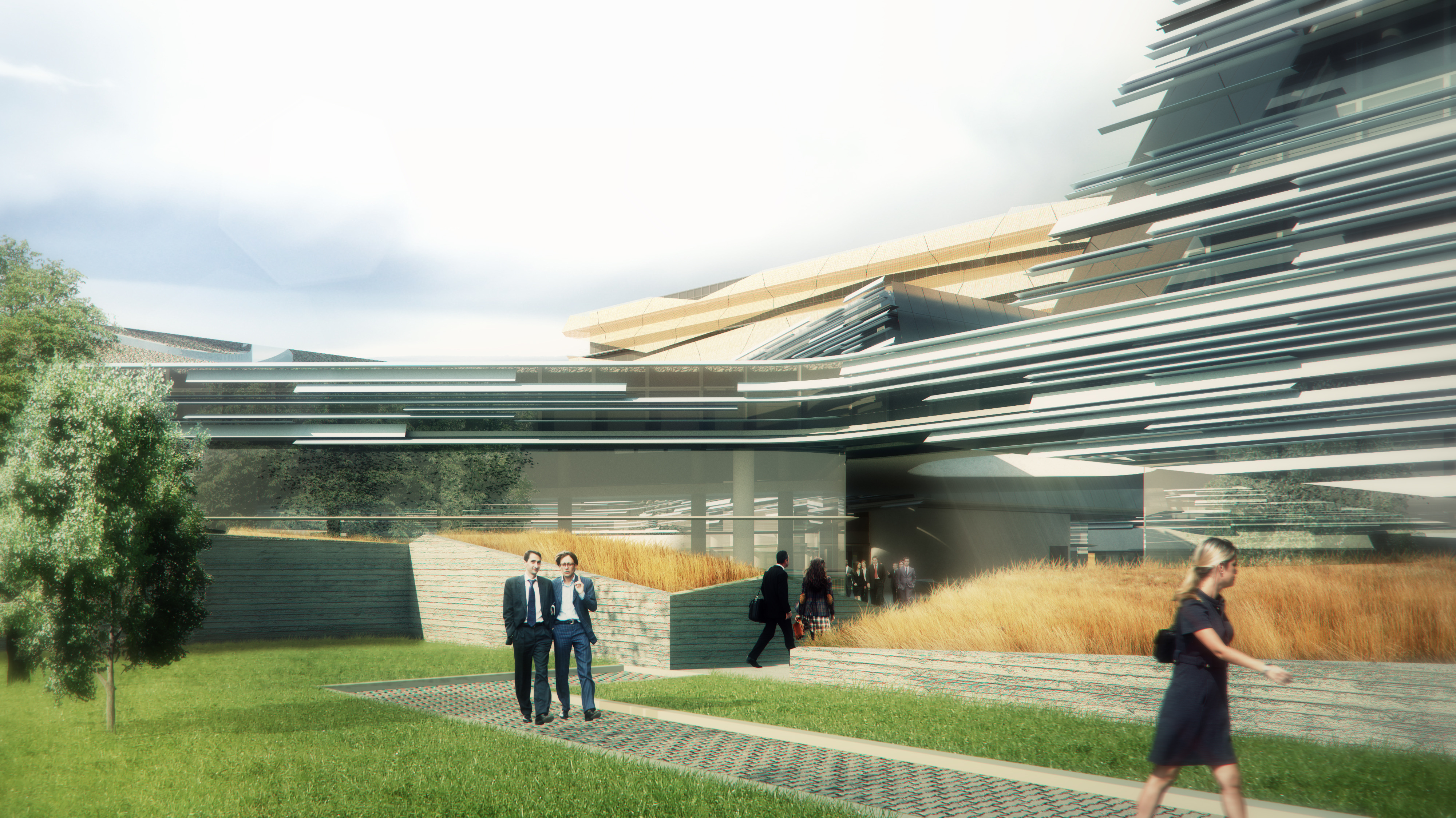 米兰 Eni 总部大楼 · 现代办公空间的绿色与创新设计-6