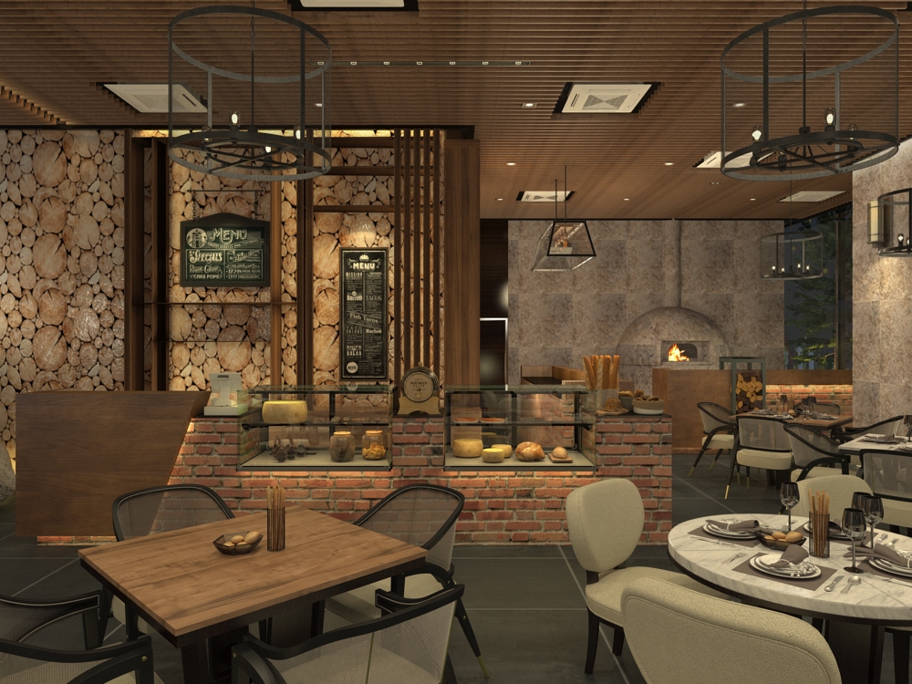 Interior Design - BASILICO Restaurant-3