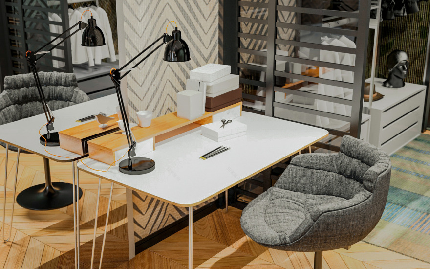 曲线家居空间,打造柔和层次感-16