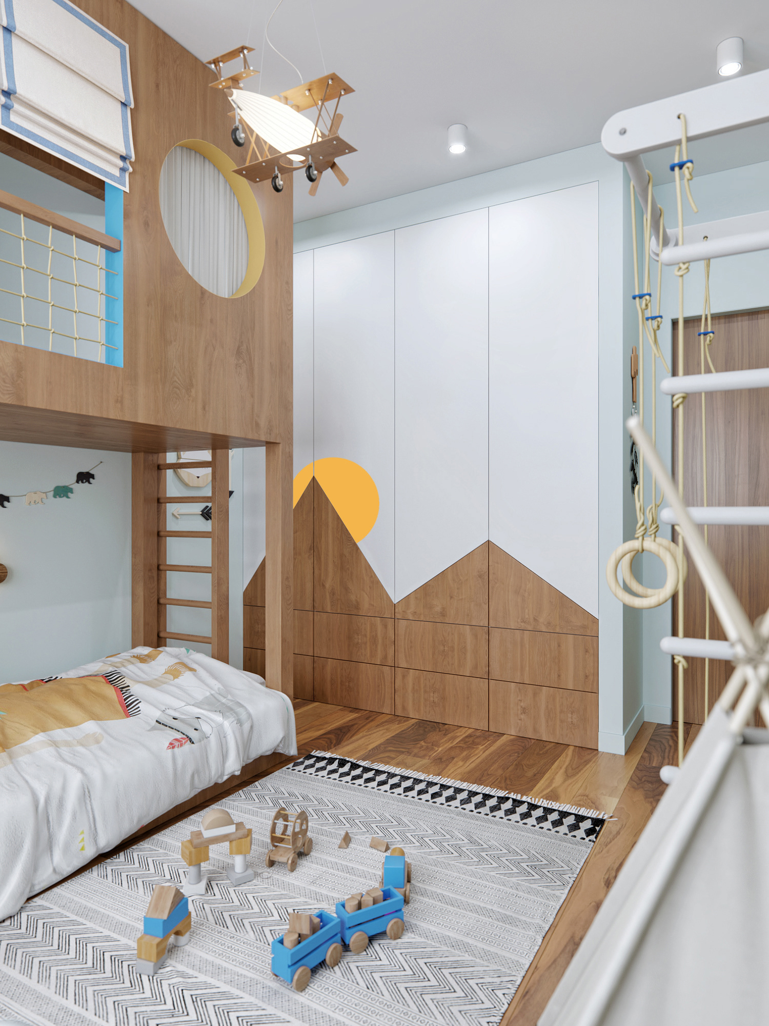 莫斯科 116 平米暗黑系室内设计-23