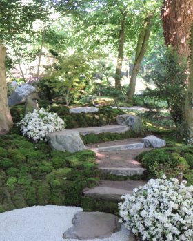 2017 日本花园研讨会 | 自然石座椅赏茶屋美景