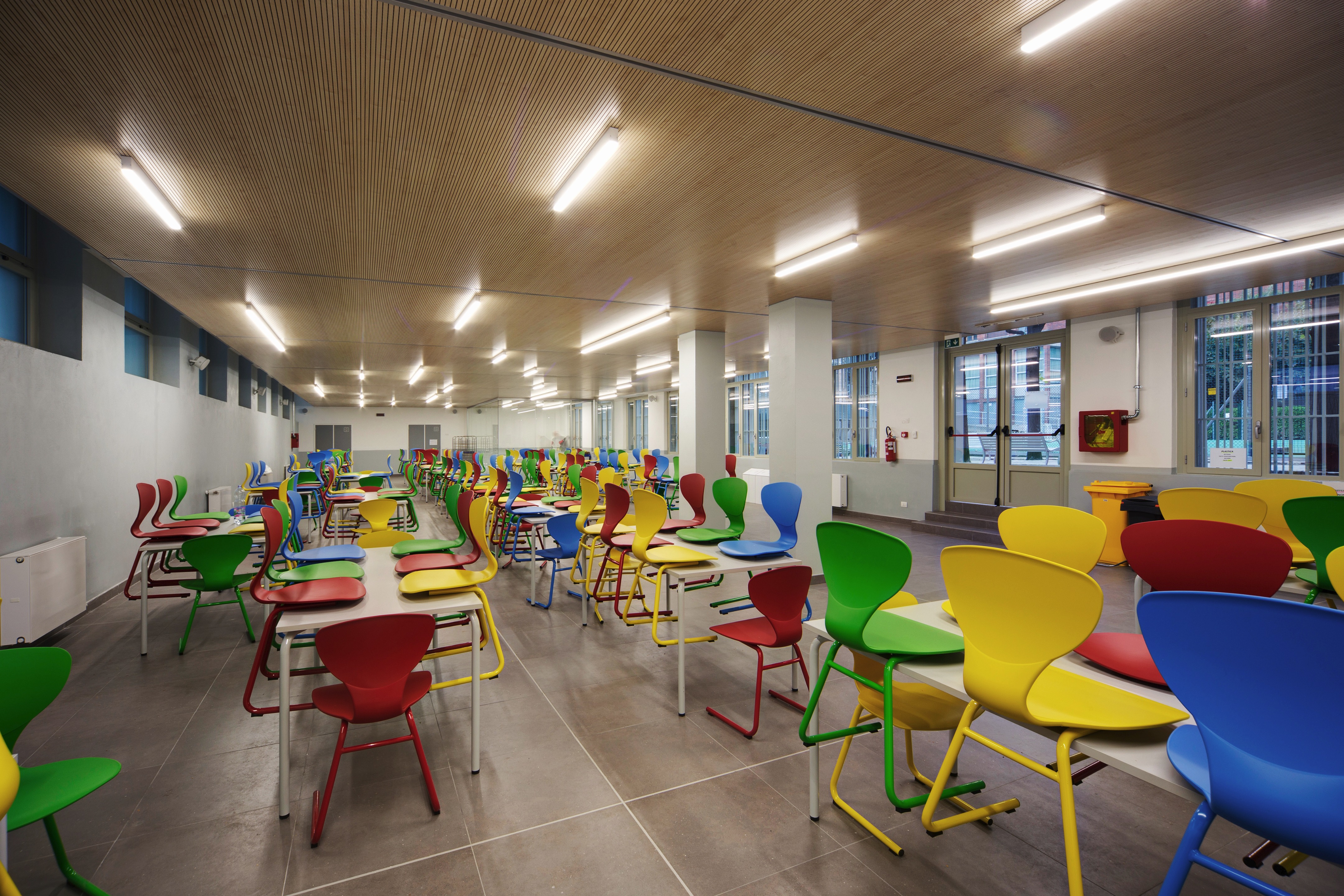 米兰 Faes Ponzio 学校翻新-0