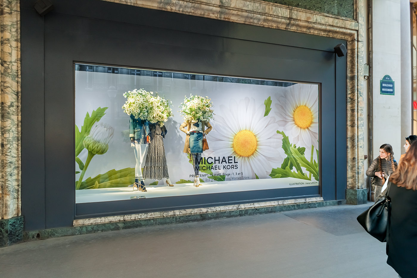 巴黎春天百货 Printemps Irene Laschi 插画师打造梦幻春日橱窗-4