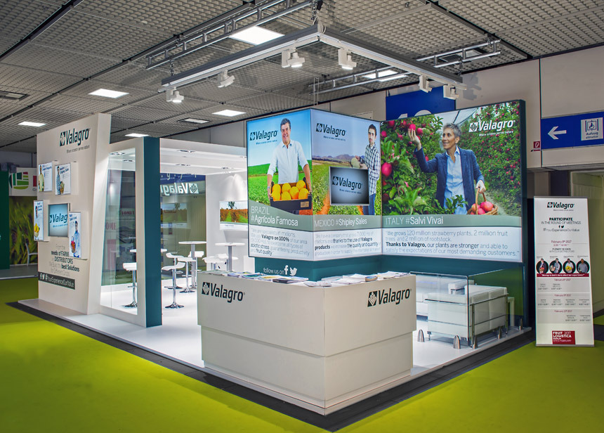 2017 年柏林果蔬物流展 Valagro 展位设计-2