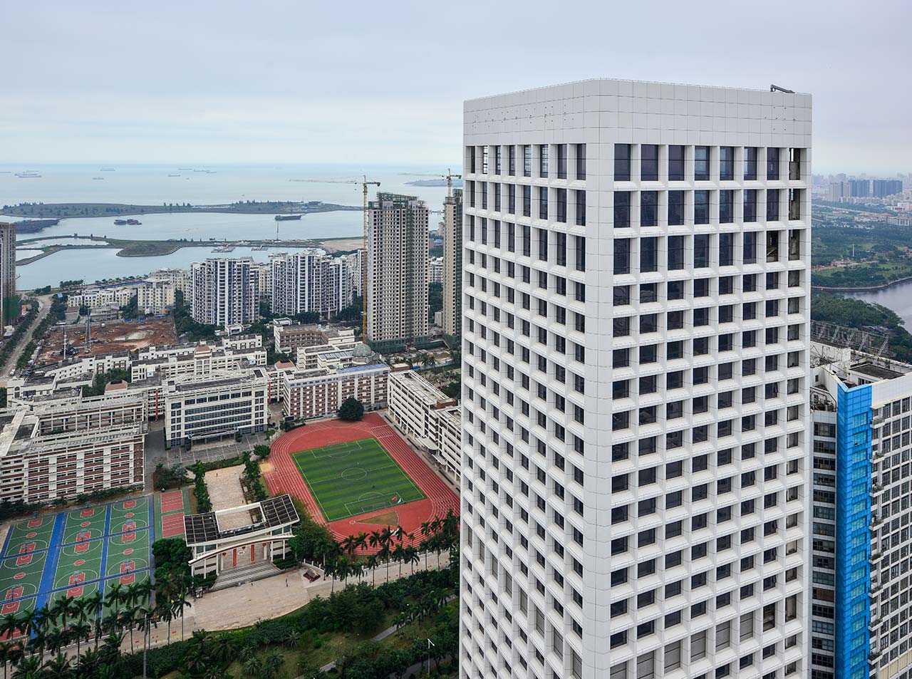 双塔对称立面设计-0