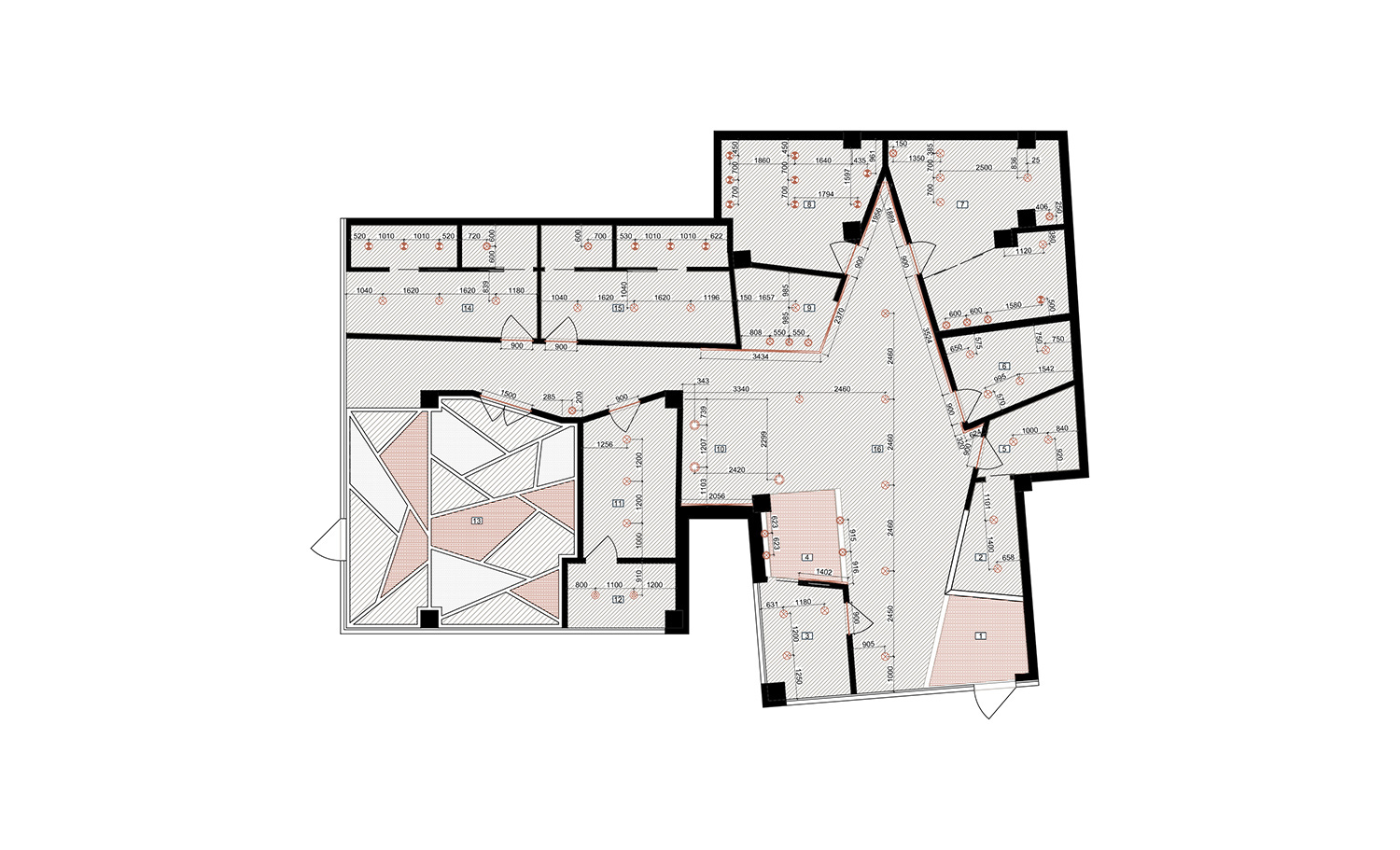 简约城市绿洲——246 平米 wellness 中心设计-17