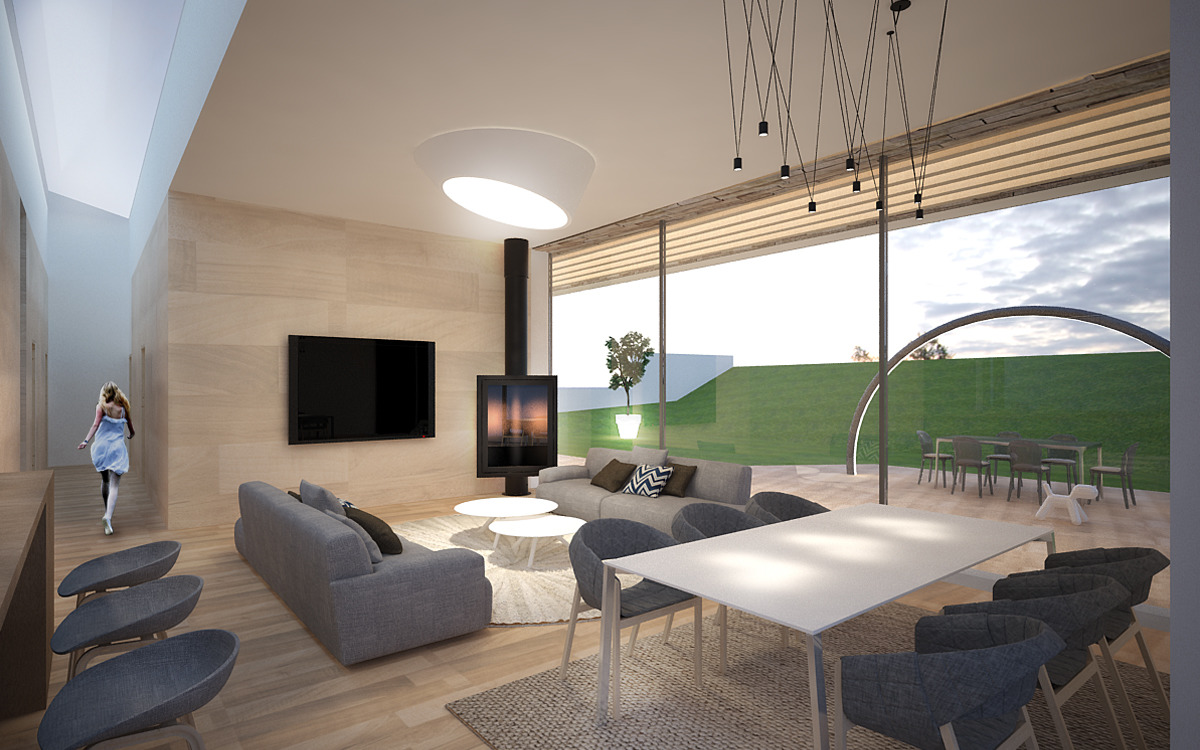 现代简约风独栋别墅设计-4