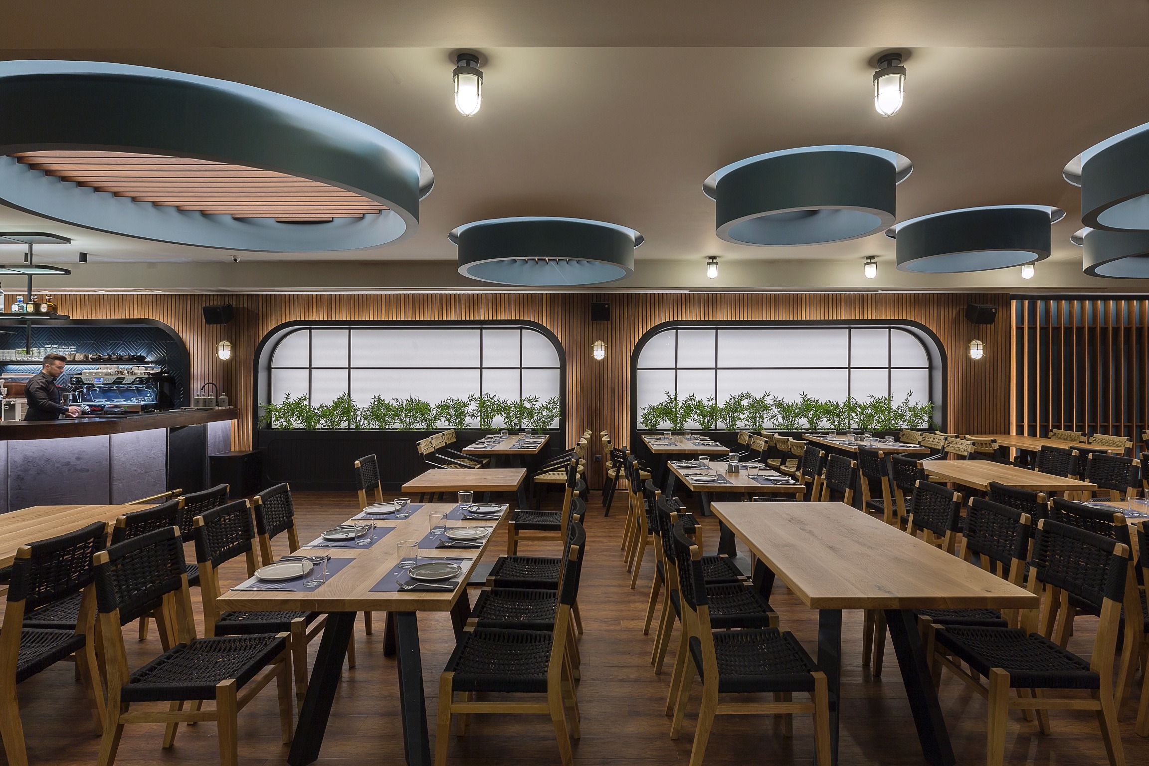 港口希腊餐厅 | 简约风格营造温馨用餐环境-5