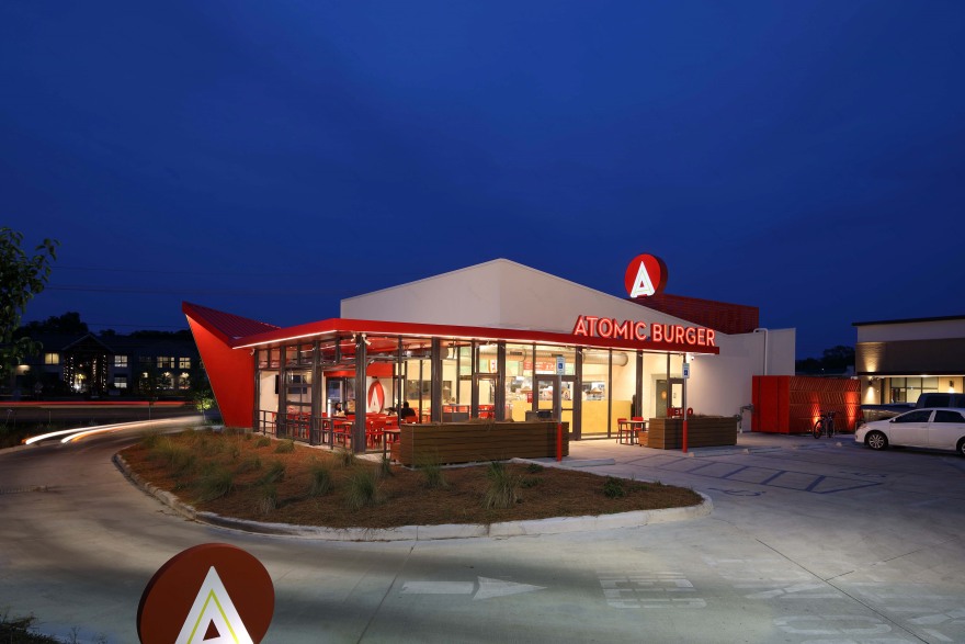 原子汉堡 | 餐饮空间设计的新典范-1