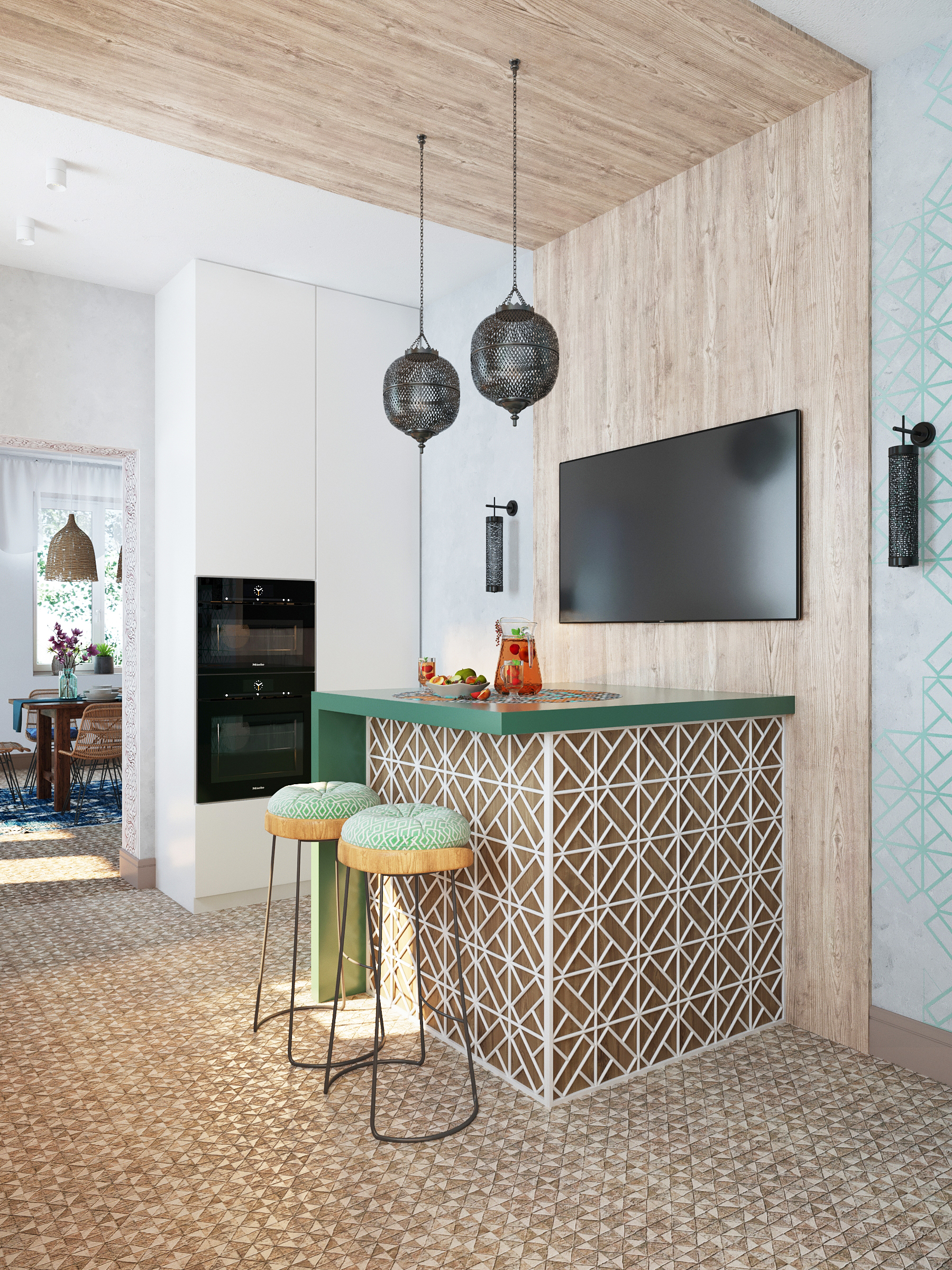 House. Moroccan motifs - 1nd floor-7