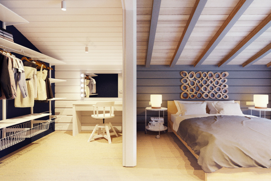 木质空间的艺术 | 温馨二居室的室内设计-49