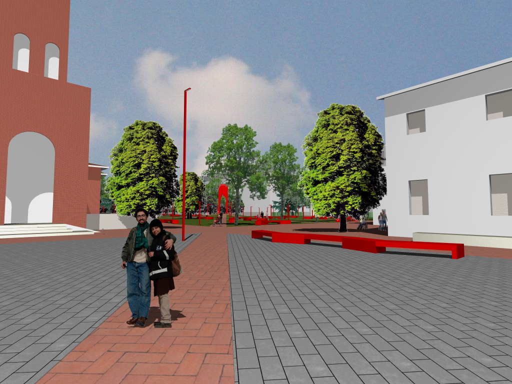 意大利 San Lazzaro di Savena 广场更新设计-15