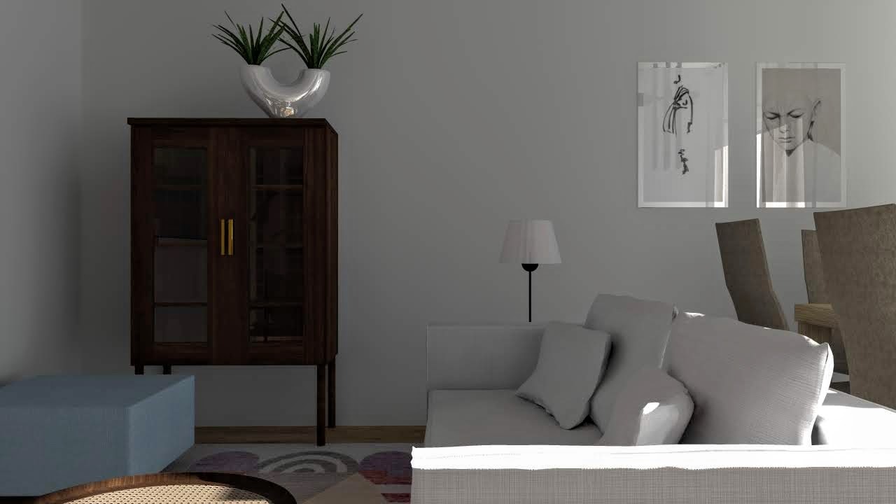 艺术装饰风白橡室内设计-4