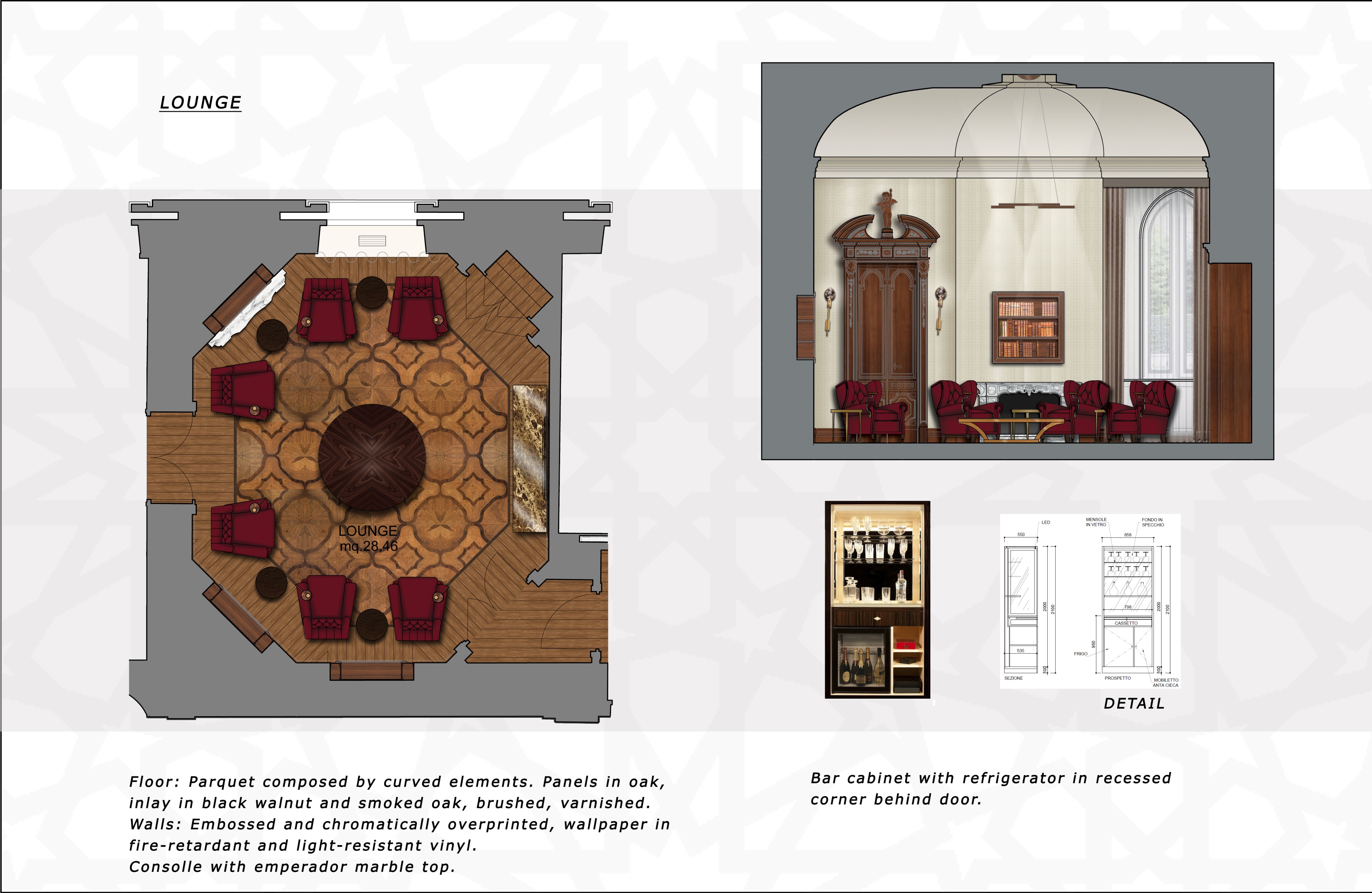 意大利罗马使馆别墅室内设计-25