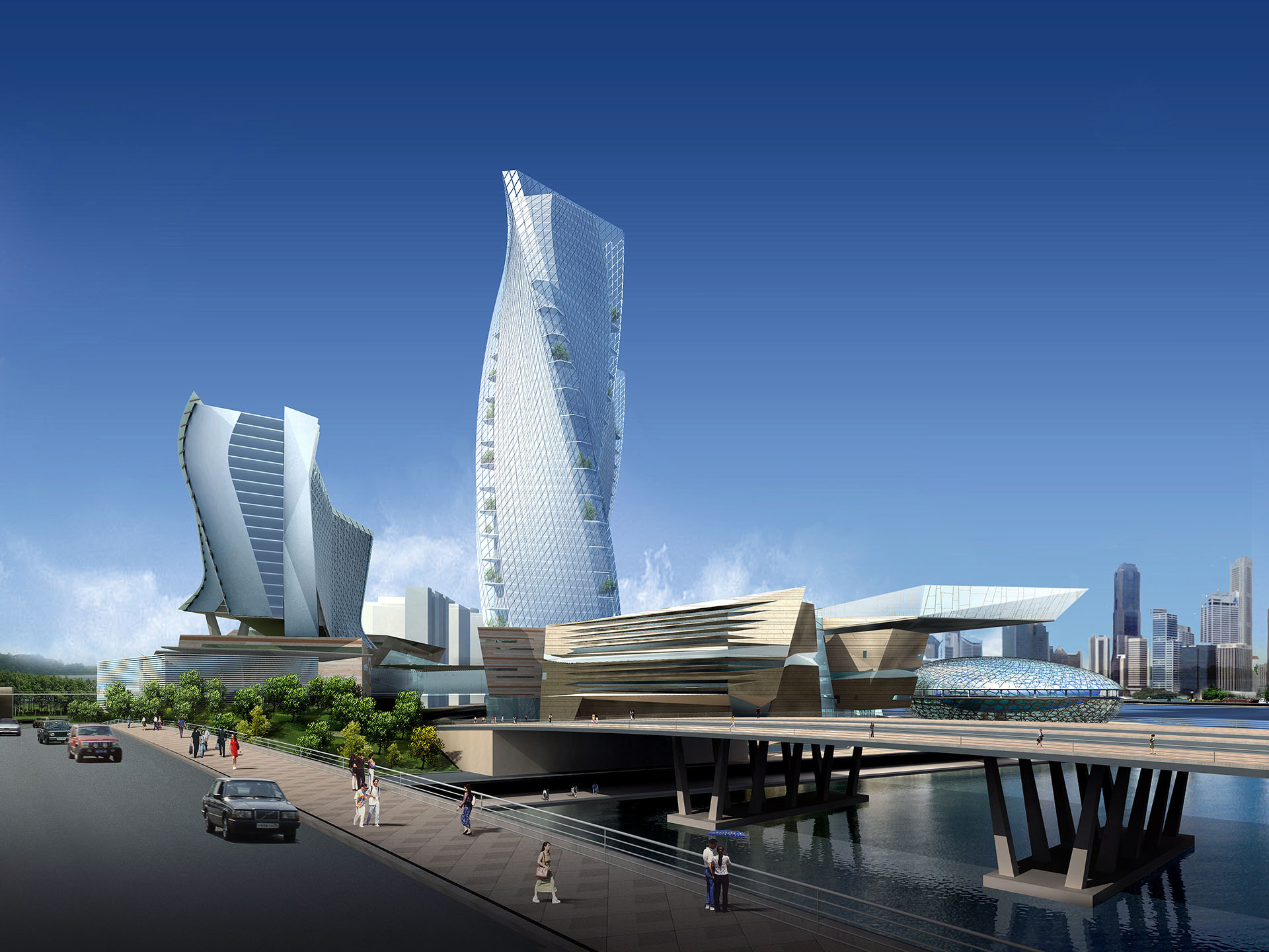新加坡滨海湾综合度假村设计大赛-0