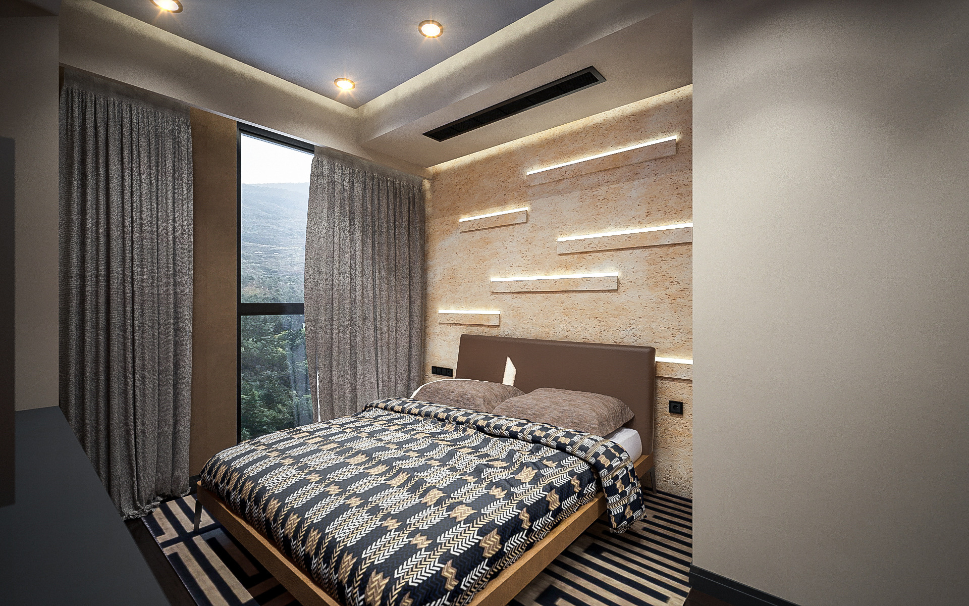 都市幻影 | 200 平米顶层公寓设计-20