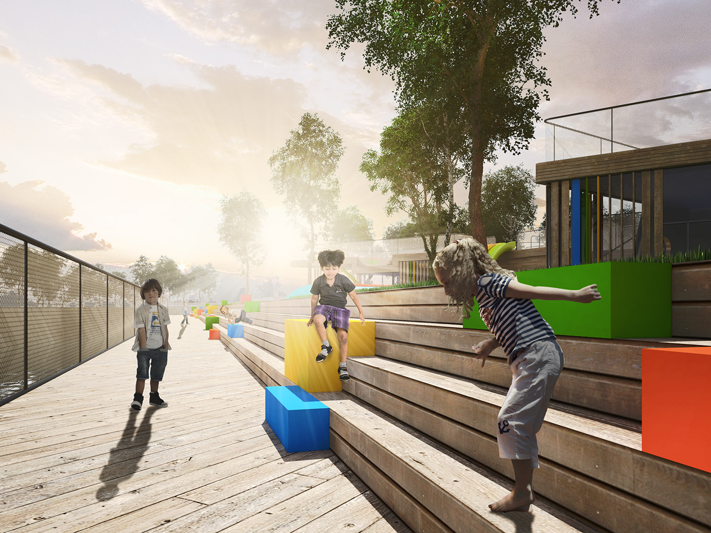 伦敦幼儿园——灵活多变的空间设计-7