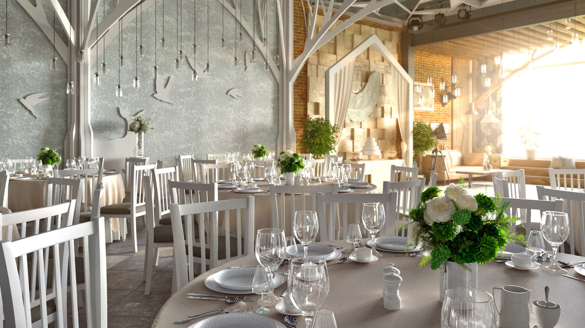 创新婚宴厅设计 | 圣彼得堡婚宴厅“森林与阁楼”-7