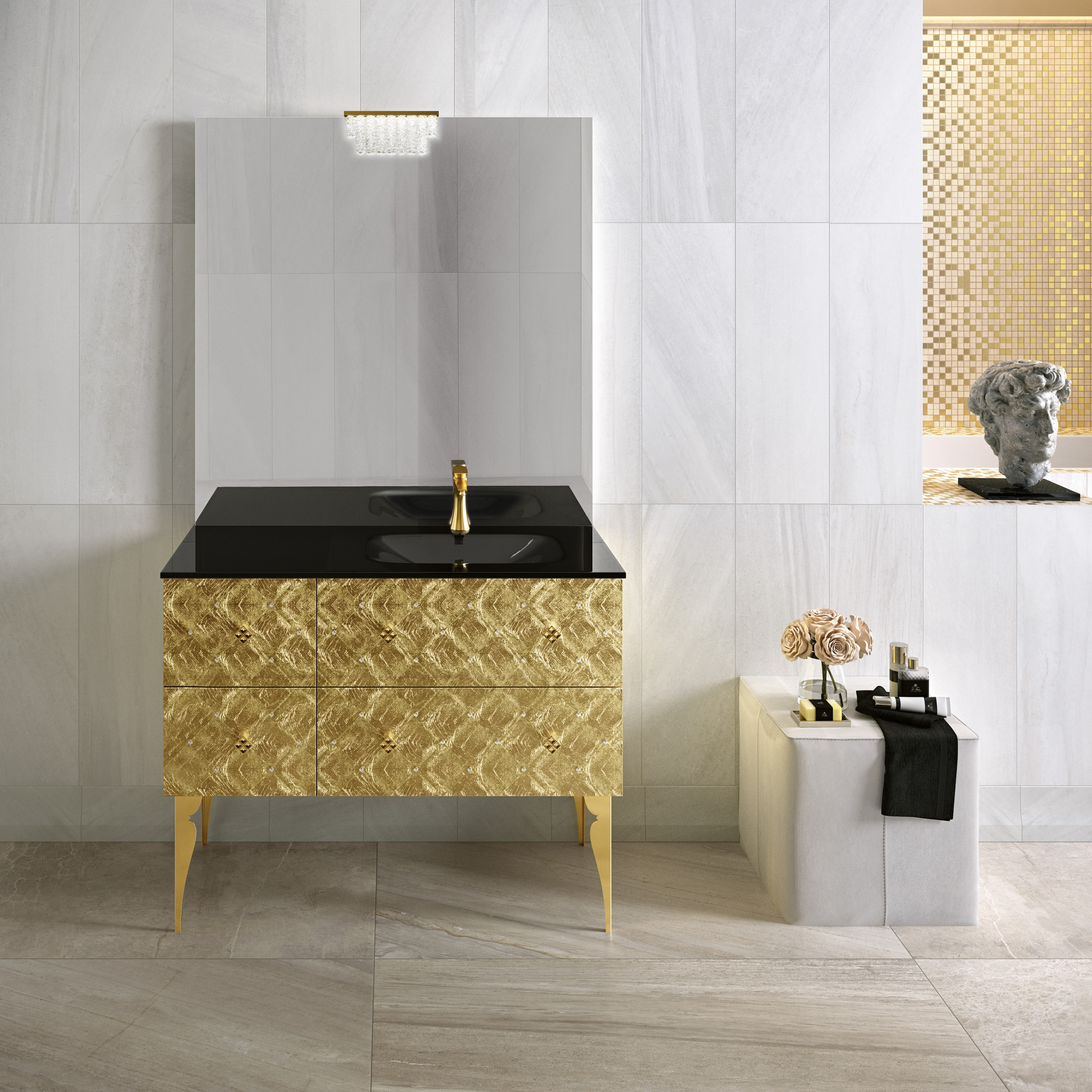 意大利风情浴室家具，打造独特魅力空间-43