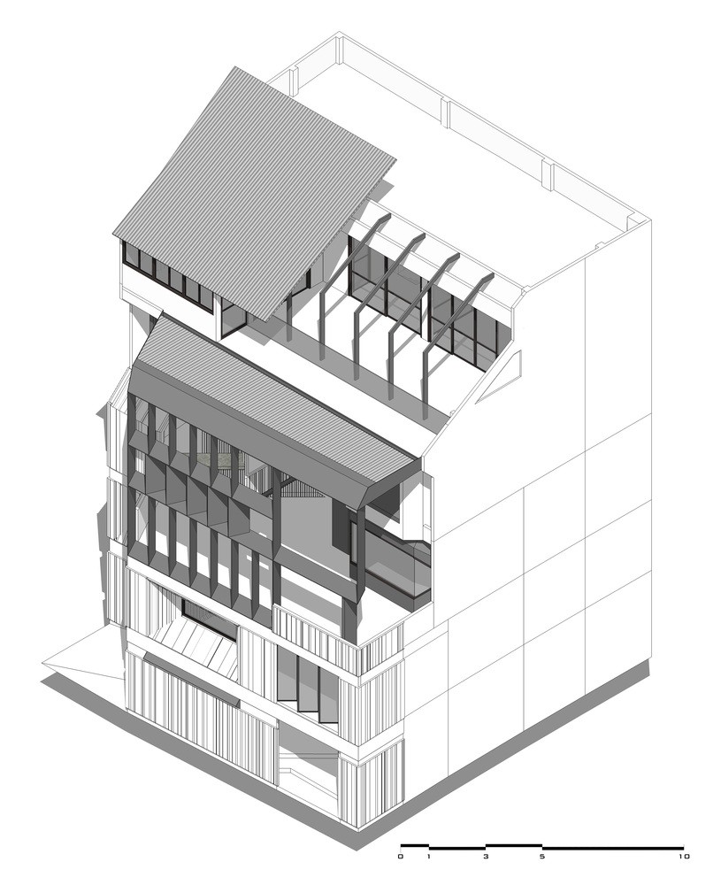 曼谷“过时”混凝土泰国餐厅,融入废弃背景的弹出式美食空间-34
