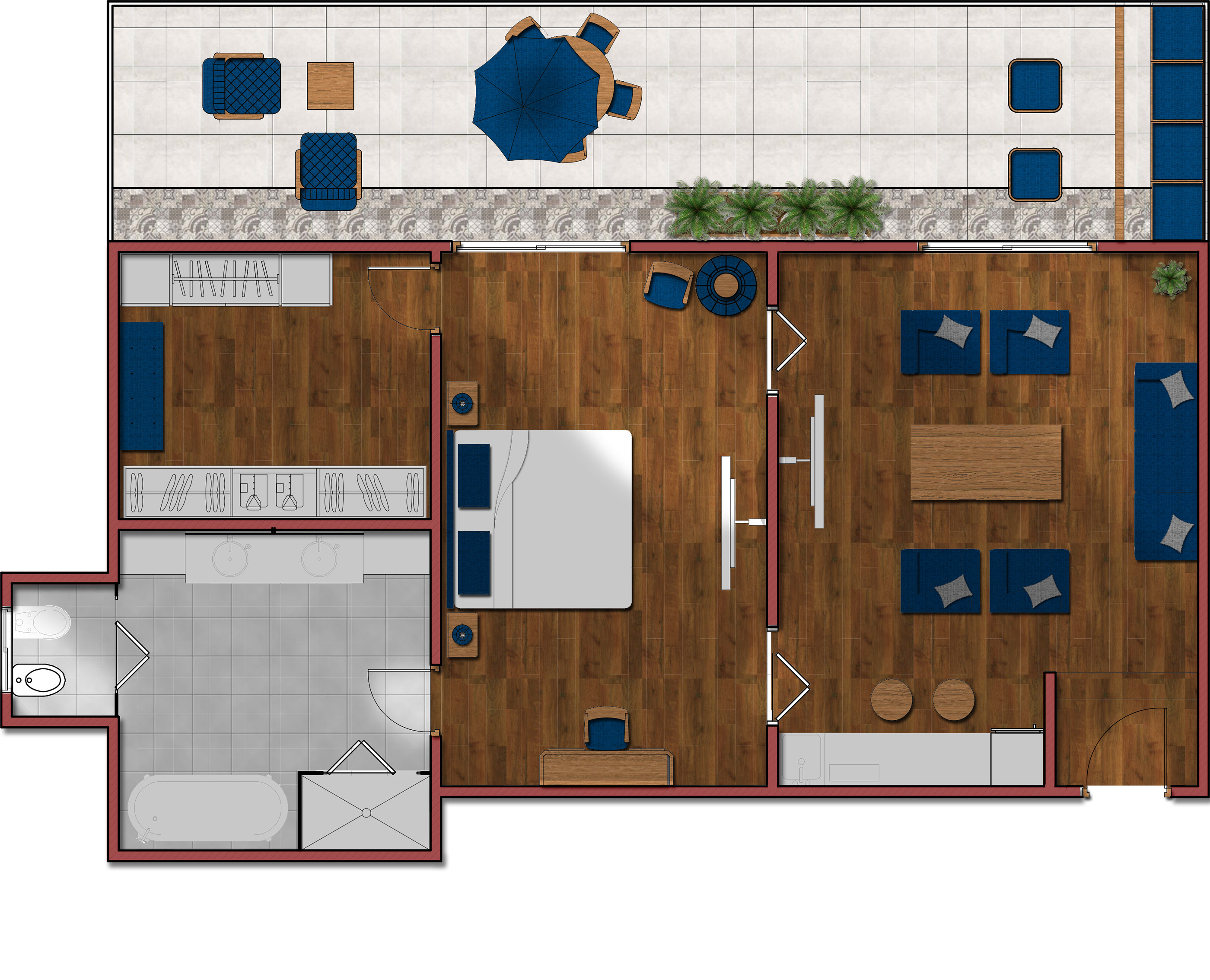 亚历山大酒店套房电气插座规划-6