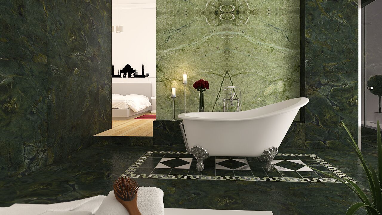 2015 年室内设计佳作 | 大理石与马赛克打造极致卫浴空间-29