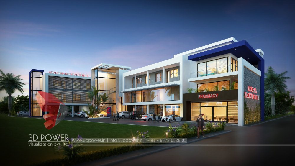 3D Power 打造未来企业总部外观设计-2