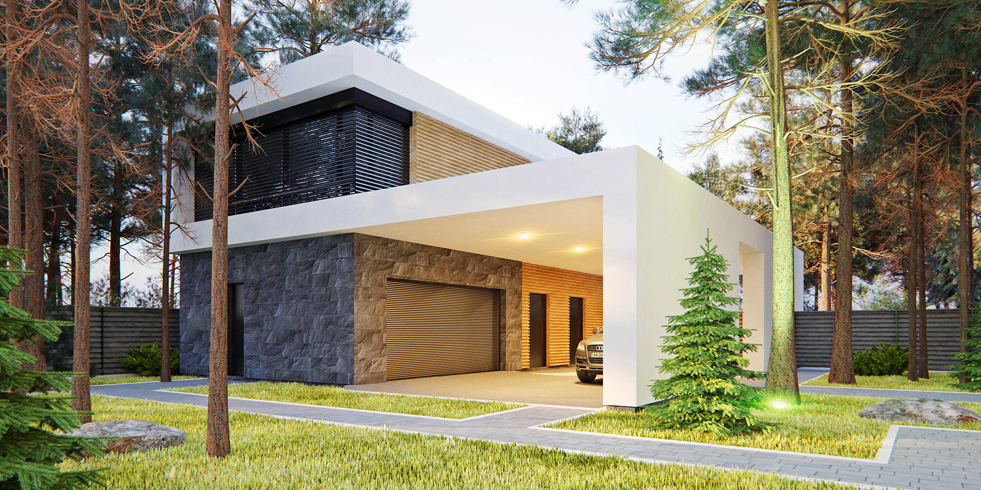 私家林间别墅 | 简约与舒适的完美结合-2