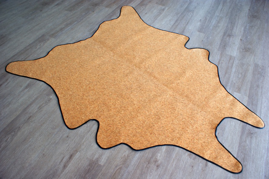 VEGAN 牛皮质地地毯-19