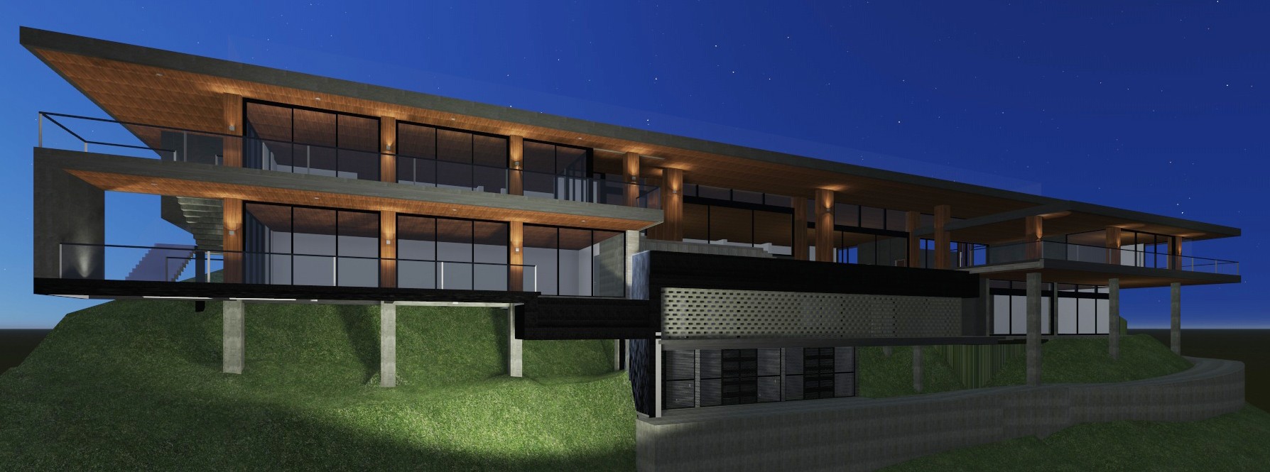 山间周末度假屋设计-4