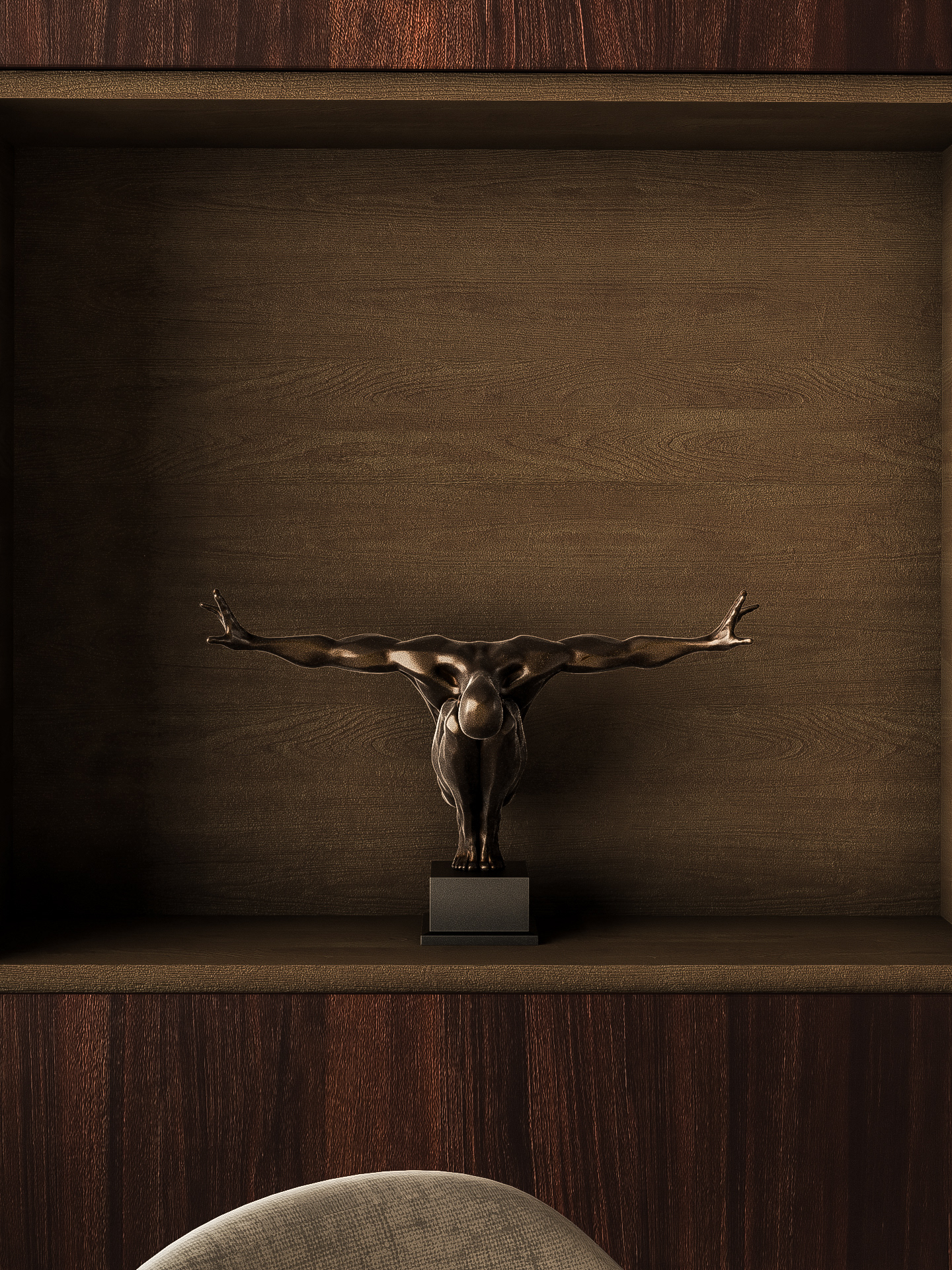 灰色雅居 | 卧室设计与视觉化呈现-2