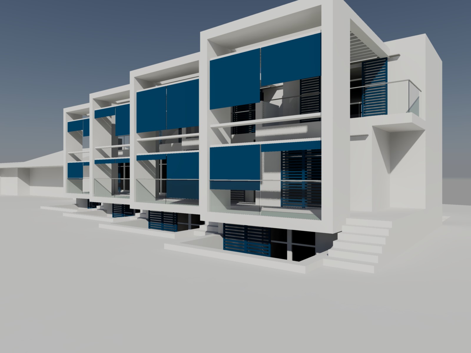 意式四层联排别墅设计-2