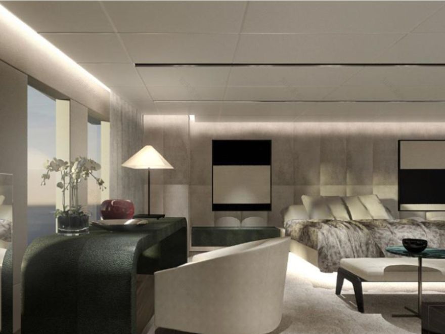 船舶室内设计团队打造 50 米豪华游艇内饰-55