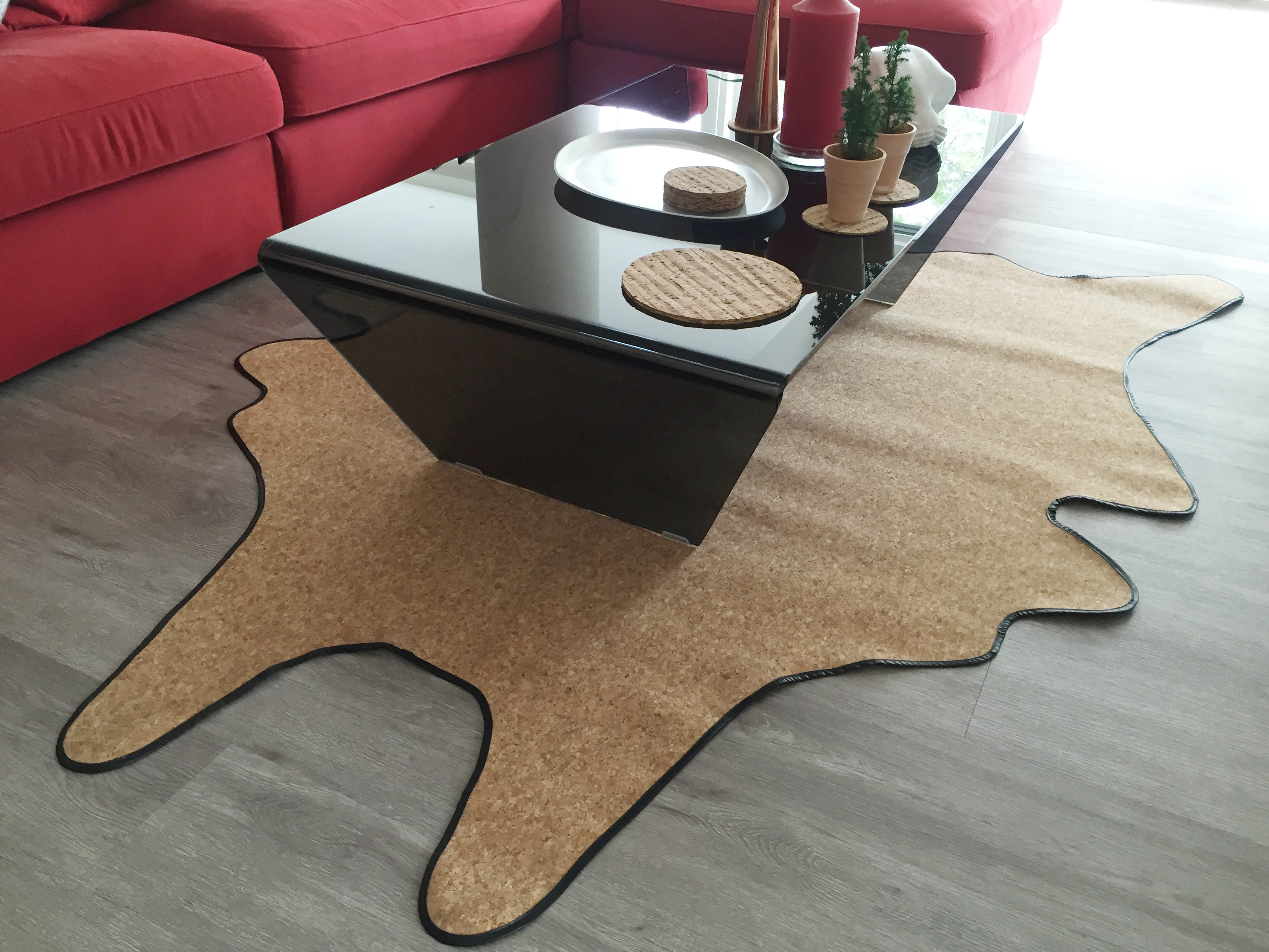 VEGAN 牛皮质地地毯-27