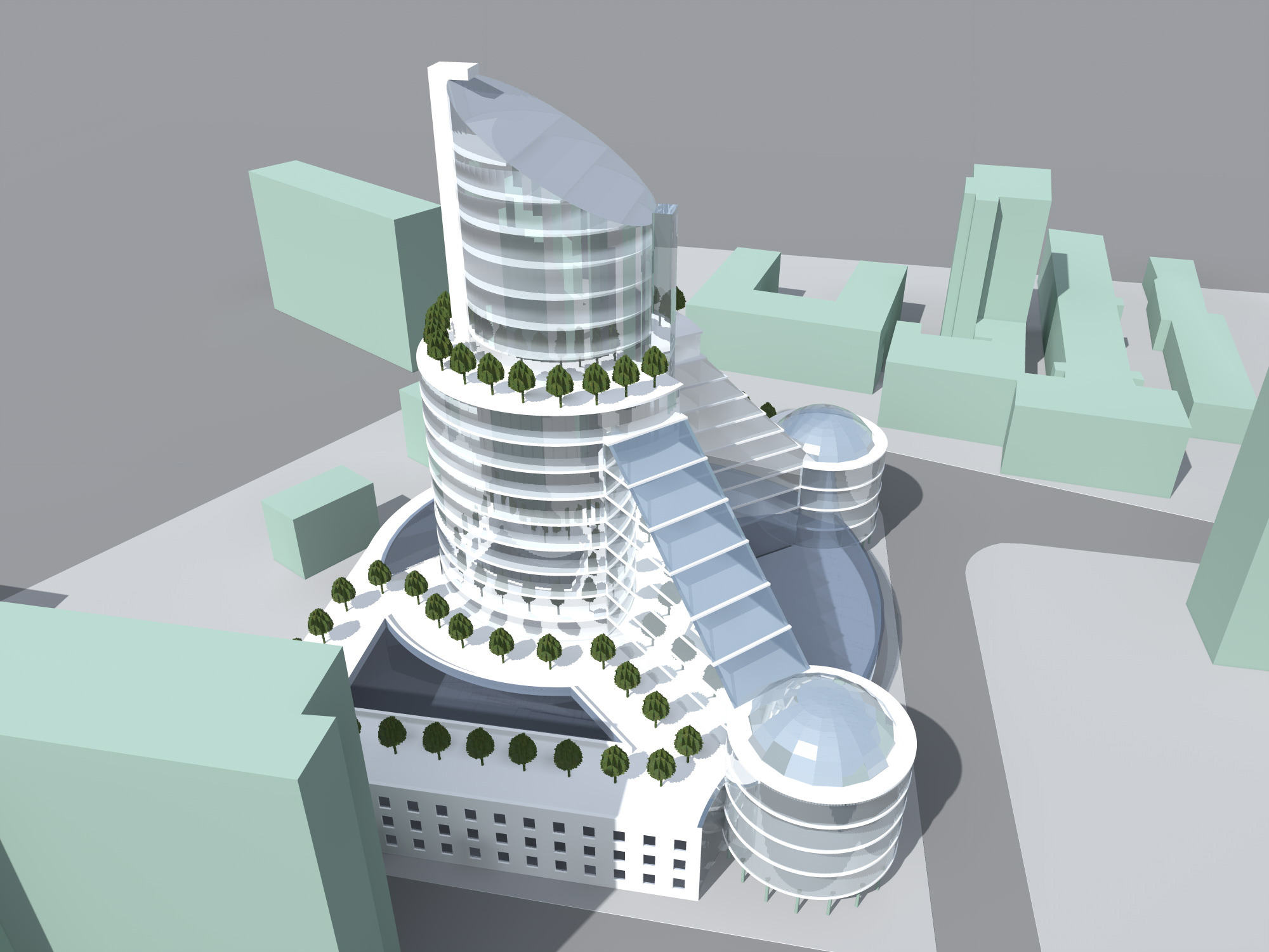 多功能建筑的和谐统一-1