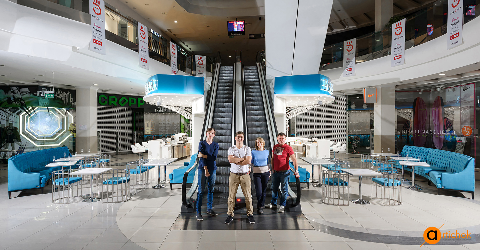 乌克兰基辅购物商场普罗赛科酒吧设计-12