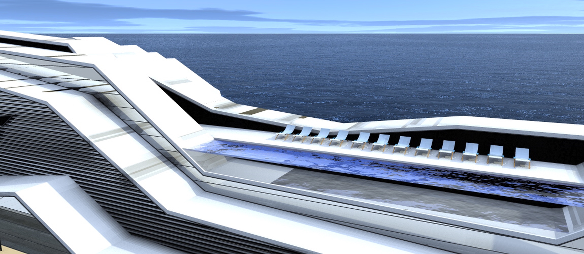 波浪形建筑的海上度假胜地-7