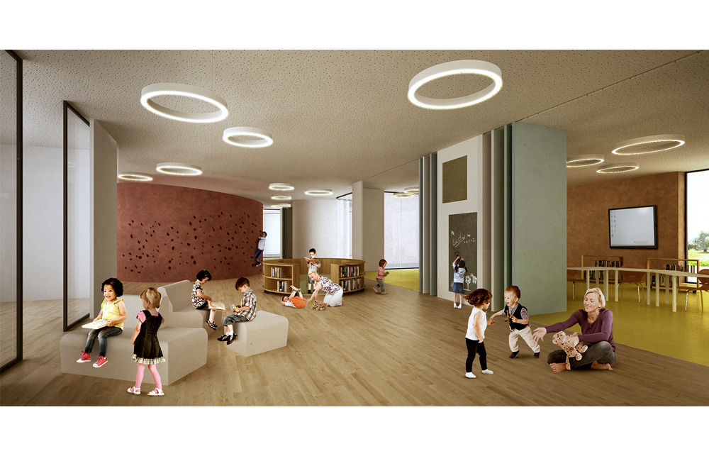 创新学校 | 融入自然的模块化教育空间-4