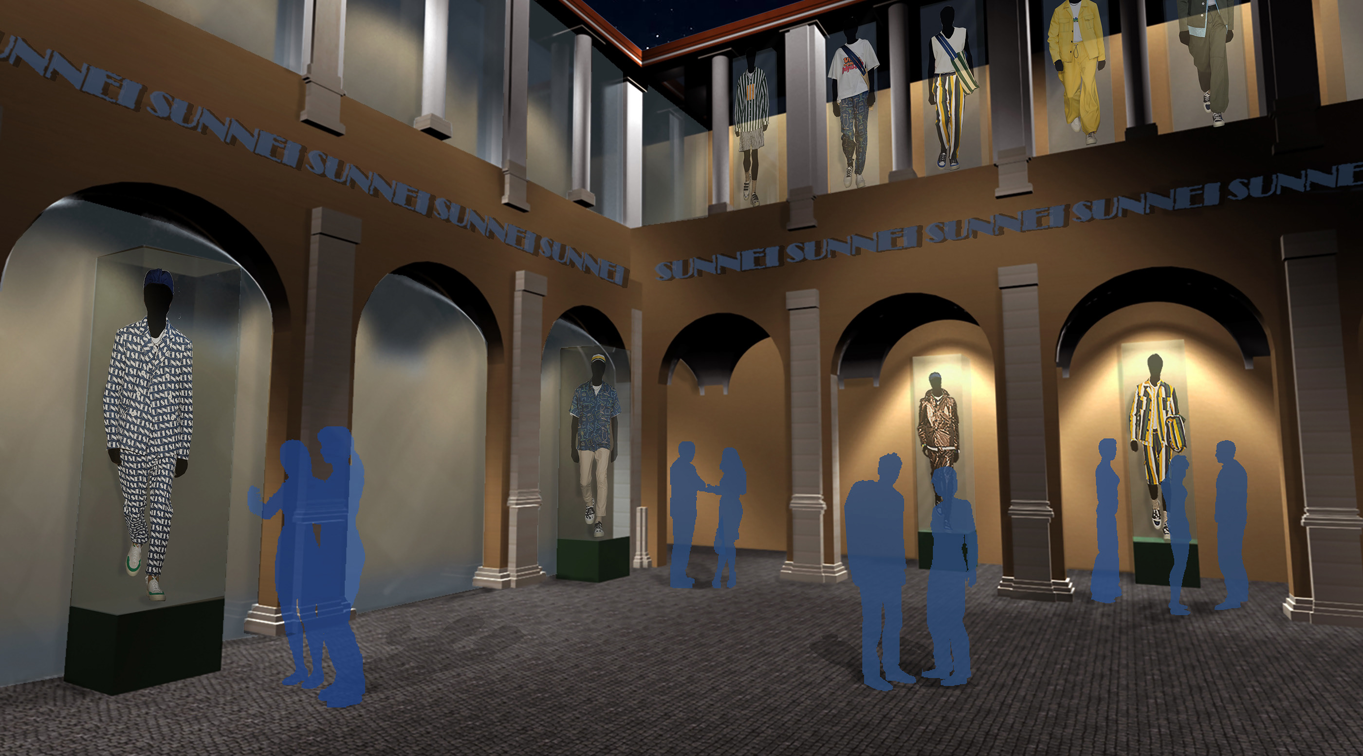 桑内 2017 年罗马时尚展厅-16