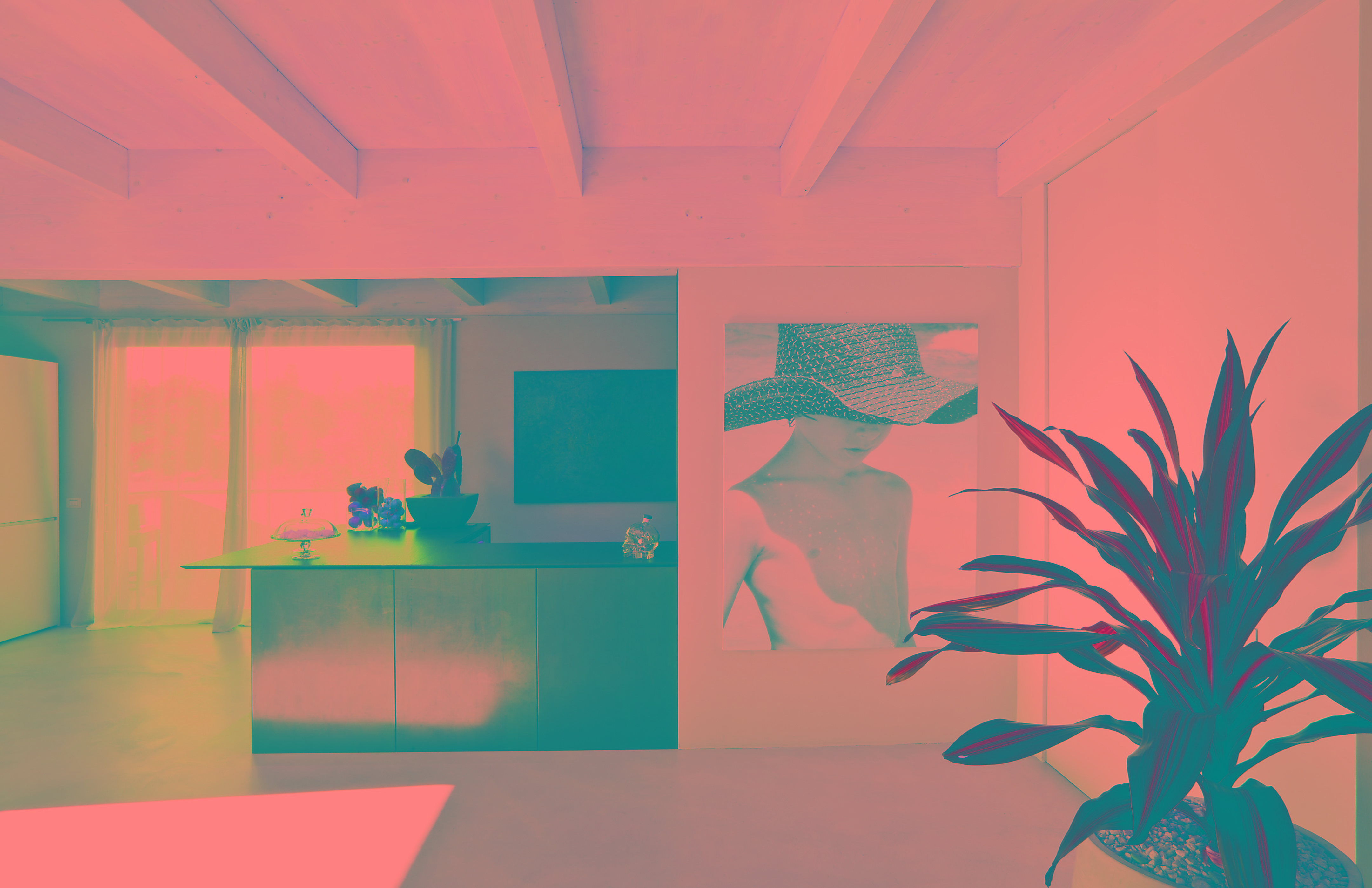 单层别墅,极简风格与自然元素融合-0