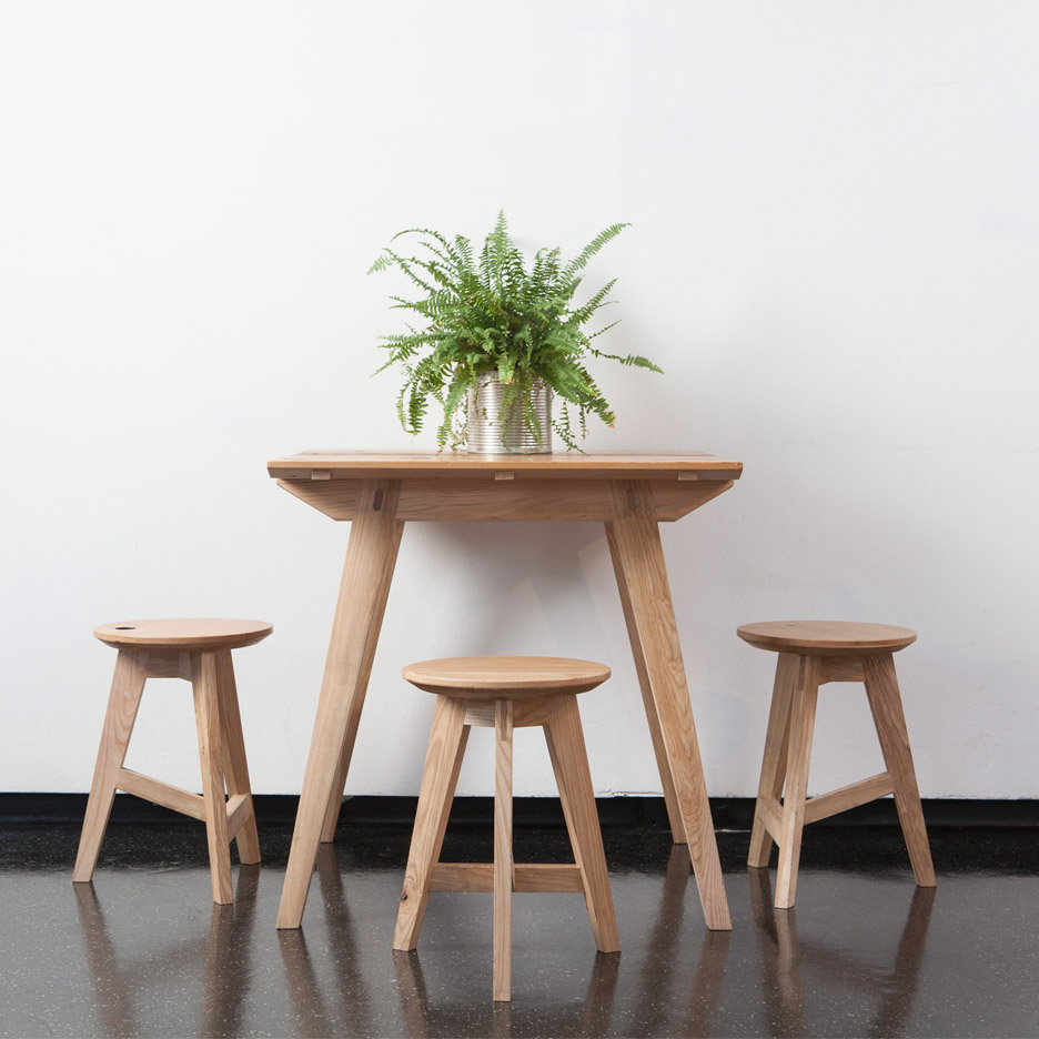 伦敦艺术学院弹出式咖啡厅 家具设计展现独特美学-11