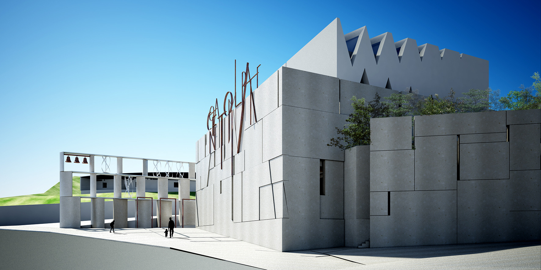 融合天地空间的教堂设计—— Oppido Lucano 教堂-21