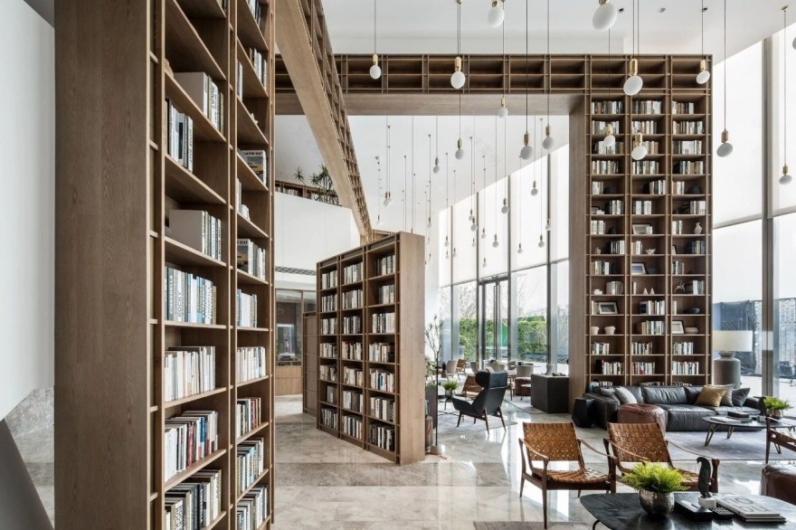 尚壹扬新作:解构的图书馆· 绿城武汉凤起乐鸣销售中心-7