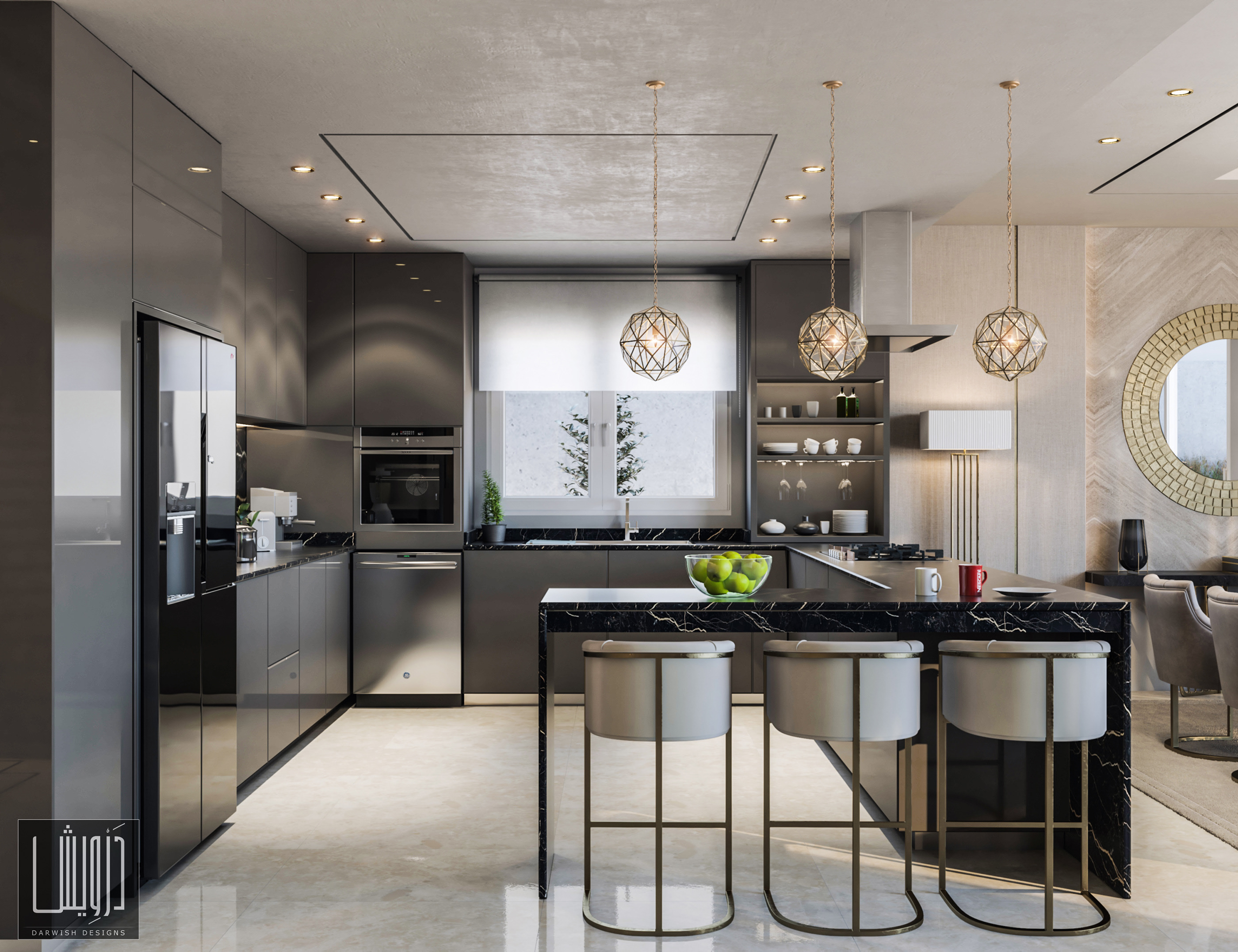 沙特阿拉伯豪华别墅设计-13