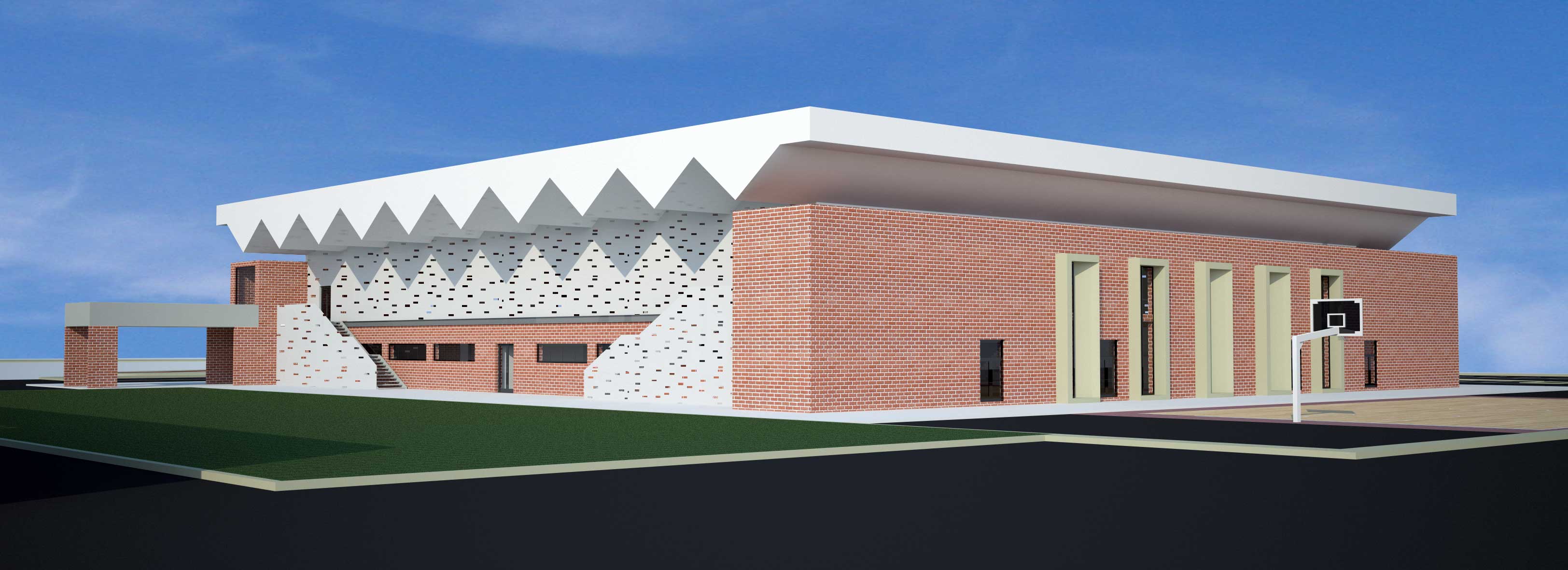 2016 年 Viadana 市 Palafarina 运动馆 | 现代与传统的完美结合-0