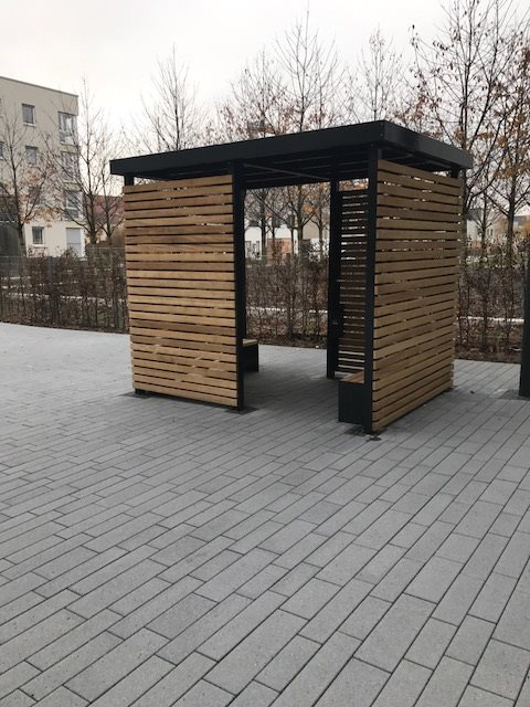 城市公共空间家具设计 · 多功能公共座椅与自行车架-13